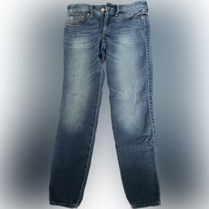 Women’s express Blue Jeans low rise leggings 0S/0C stretchy!